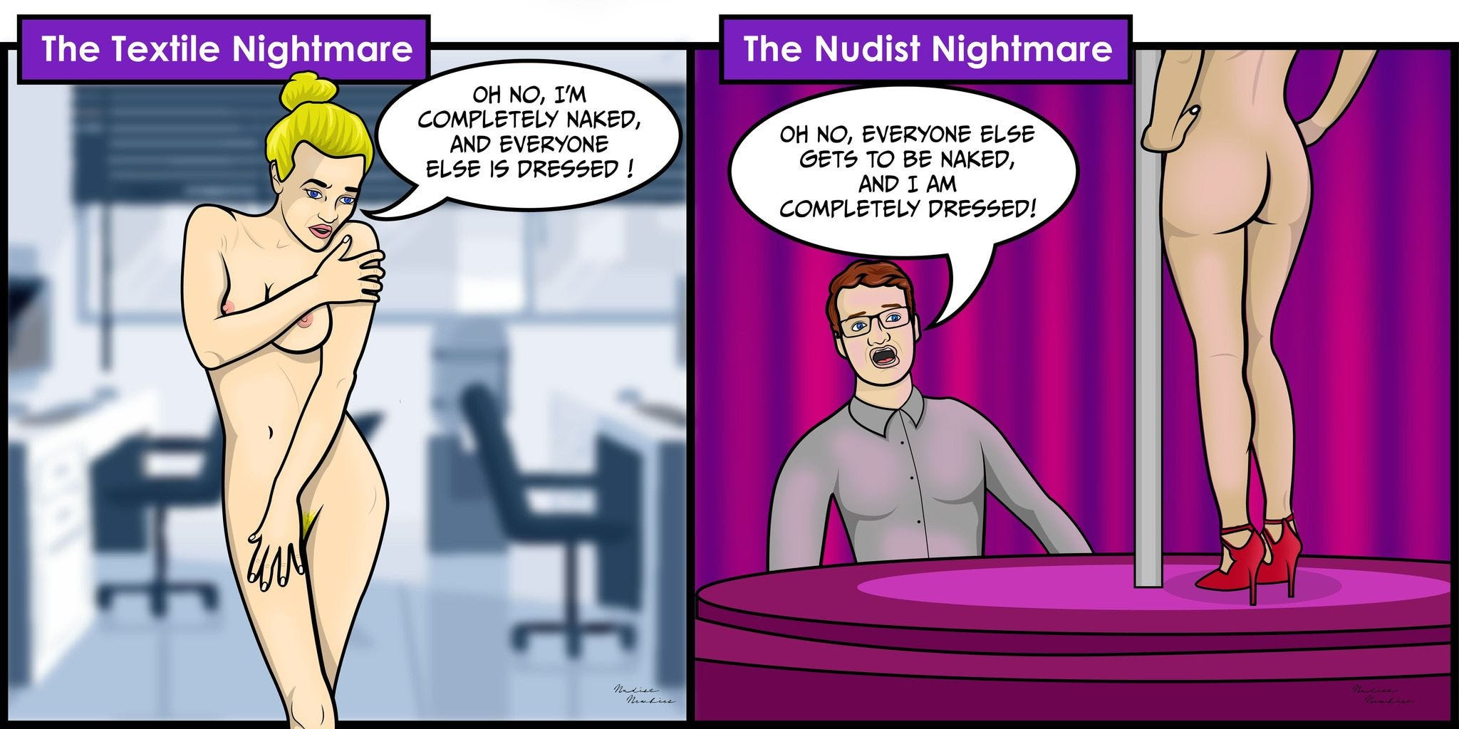 The Nudist Newbies